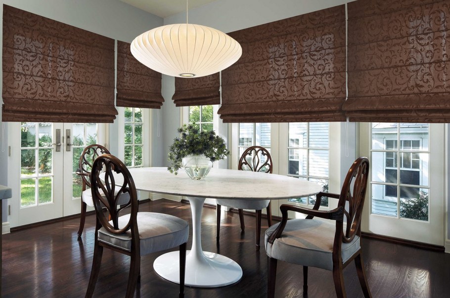 Римская штора в интерьере