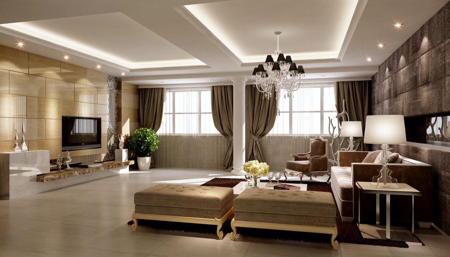 Визуализация интерьера в современном стиле