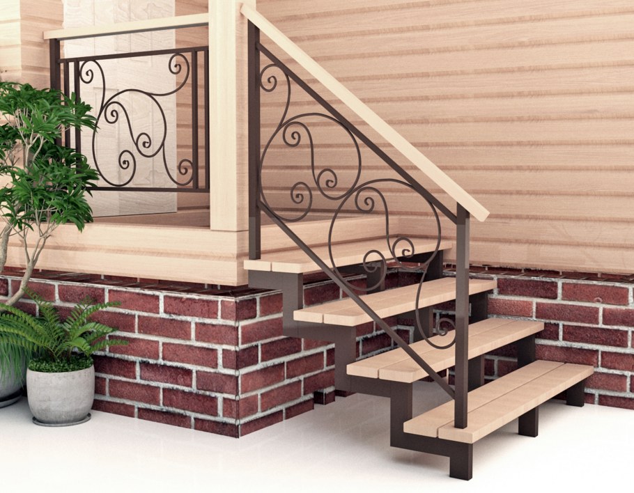 Крыльцо загородного дома