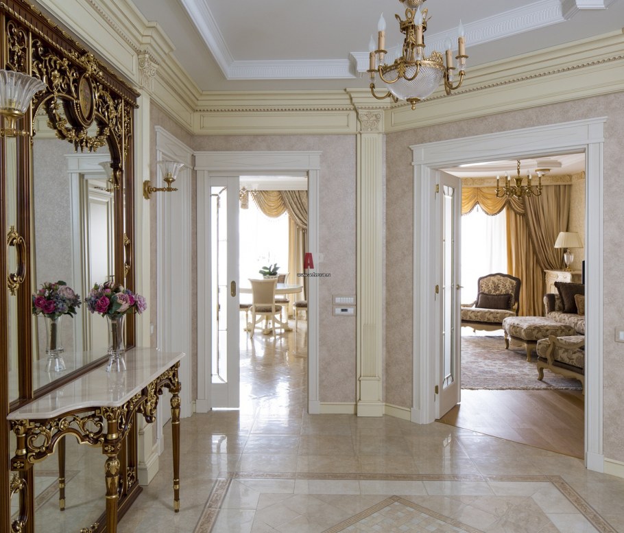 Коридор в стиле рококо