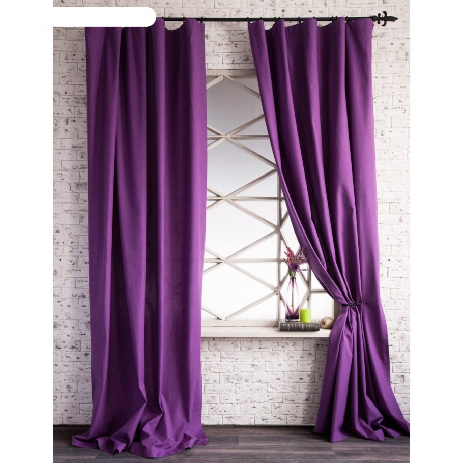 Фотошторы сиреневые
