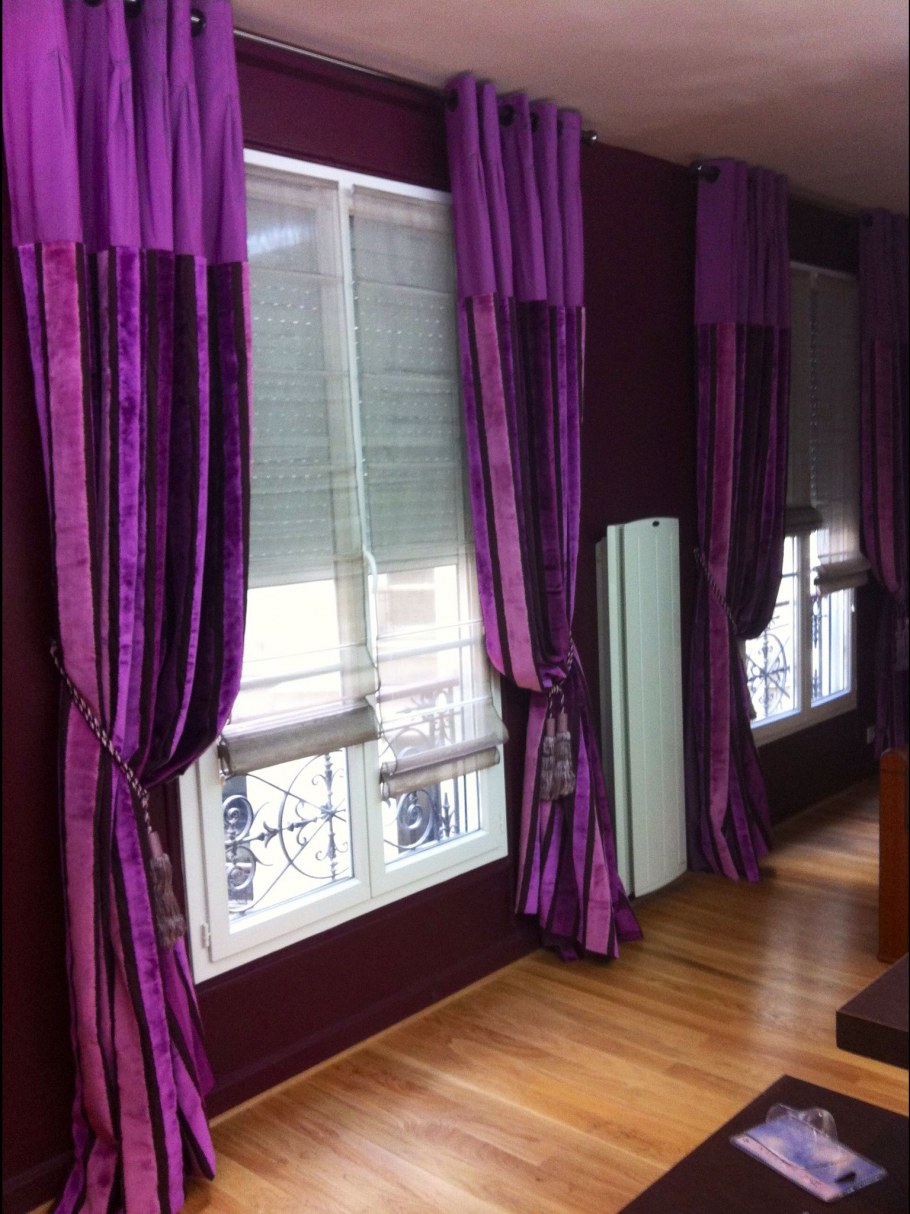 Шторы в сиреневую комнату