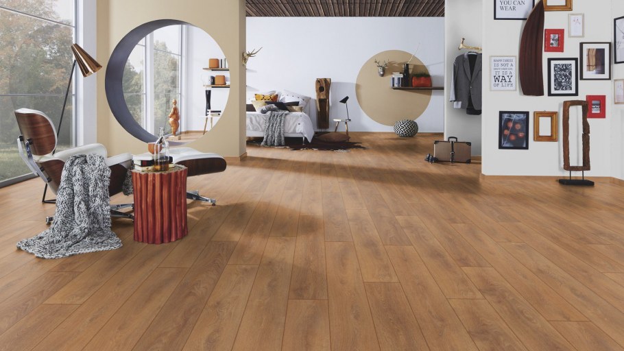 Ламинат Haro дуб Эмилия вельвет серый