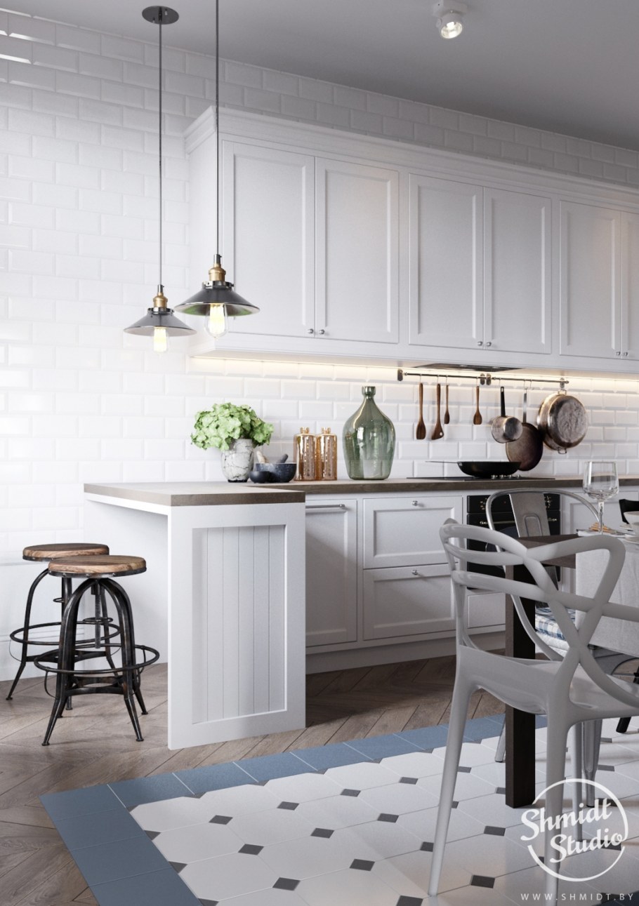 Маленькая кухня икеа угловая Сканди