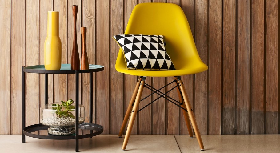 Желтые предметы интерьера