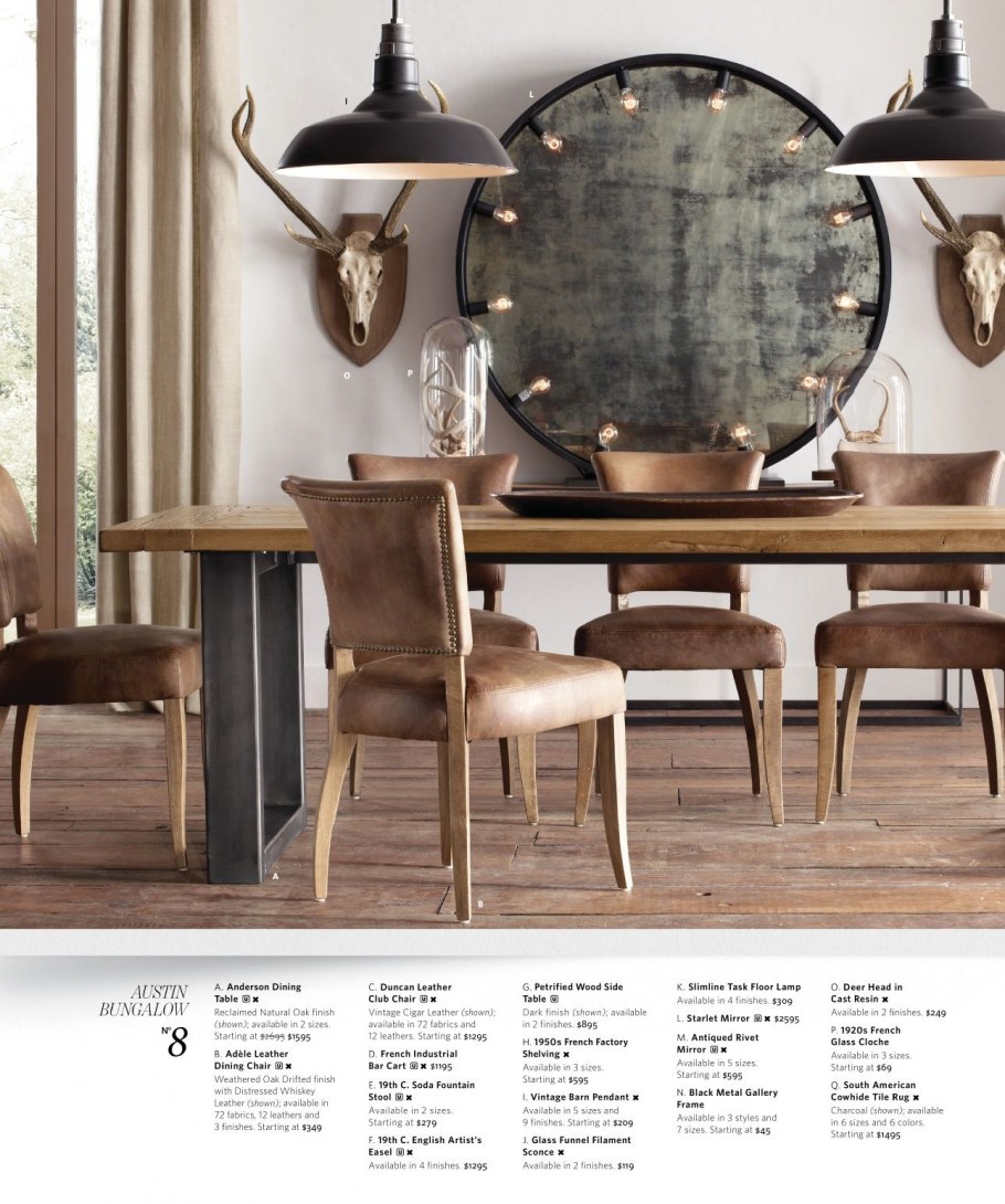 Обеденный стол Айрон (лофт)