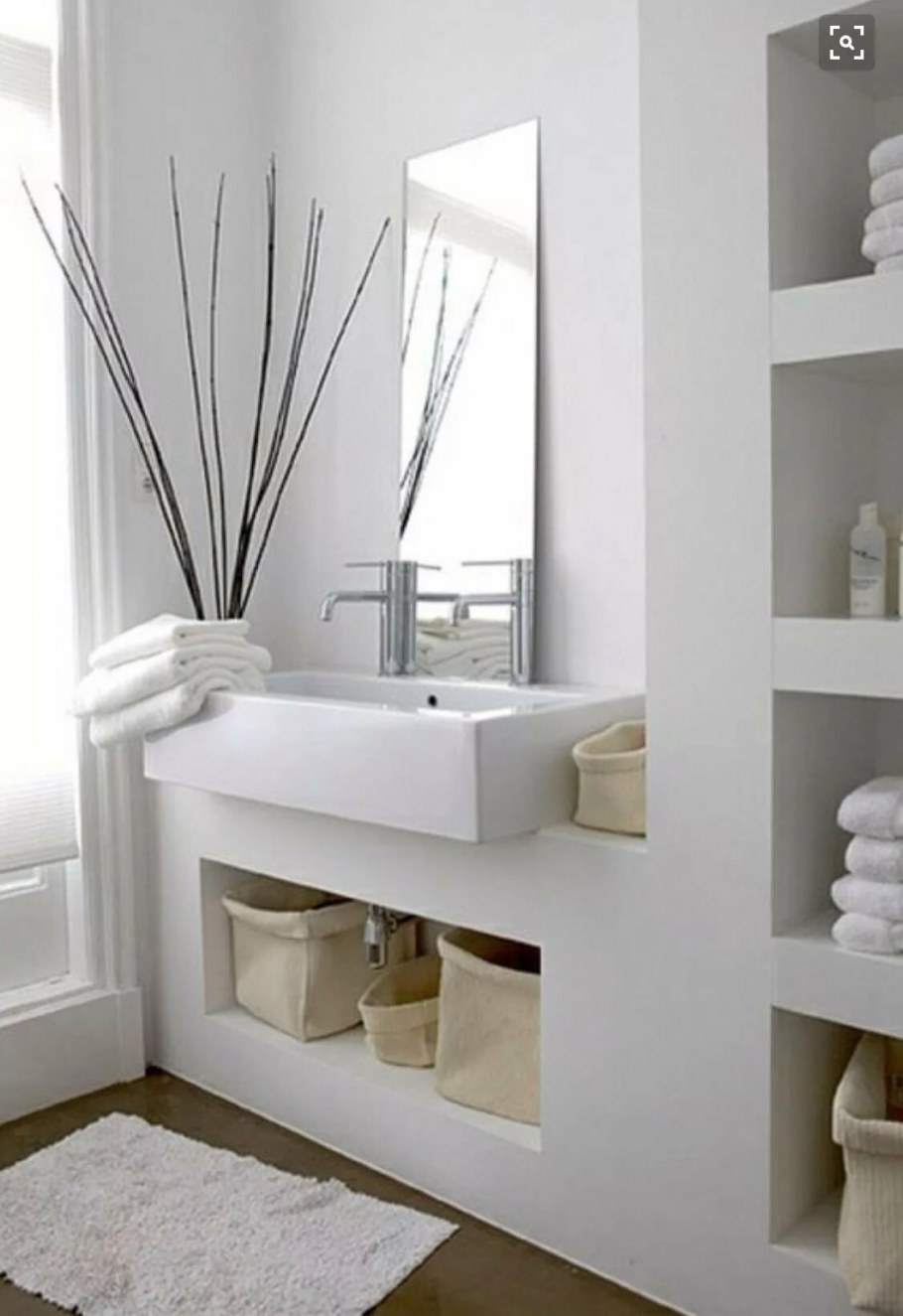 Стильные полки для ванной