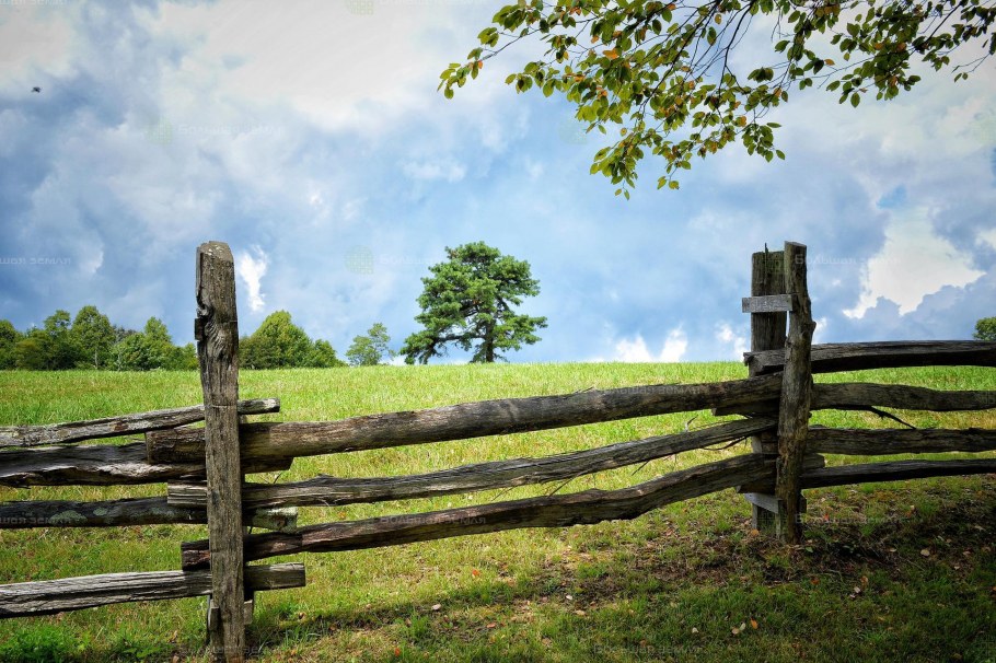 Изгородь в деревне