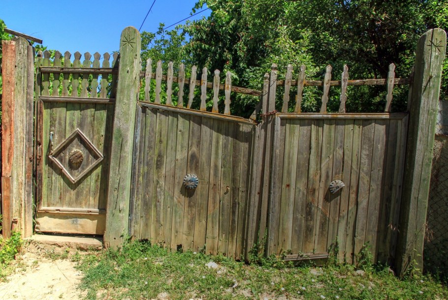 Ворота деревянные Деревенские