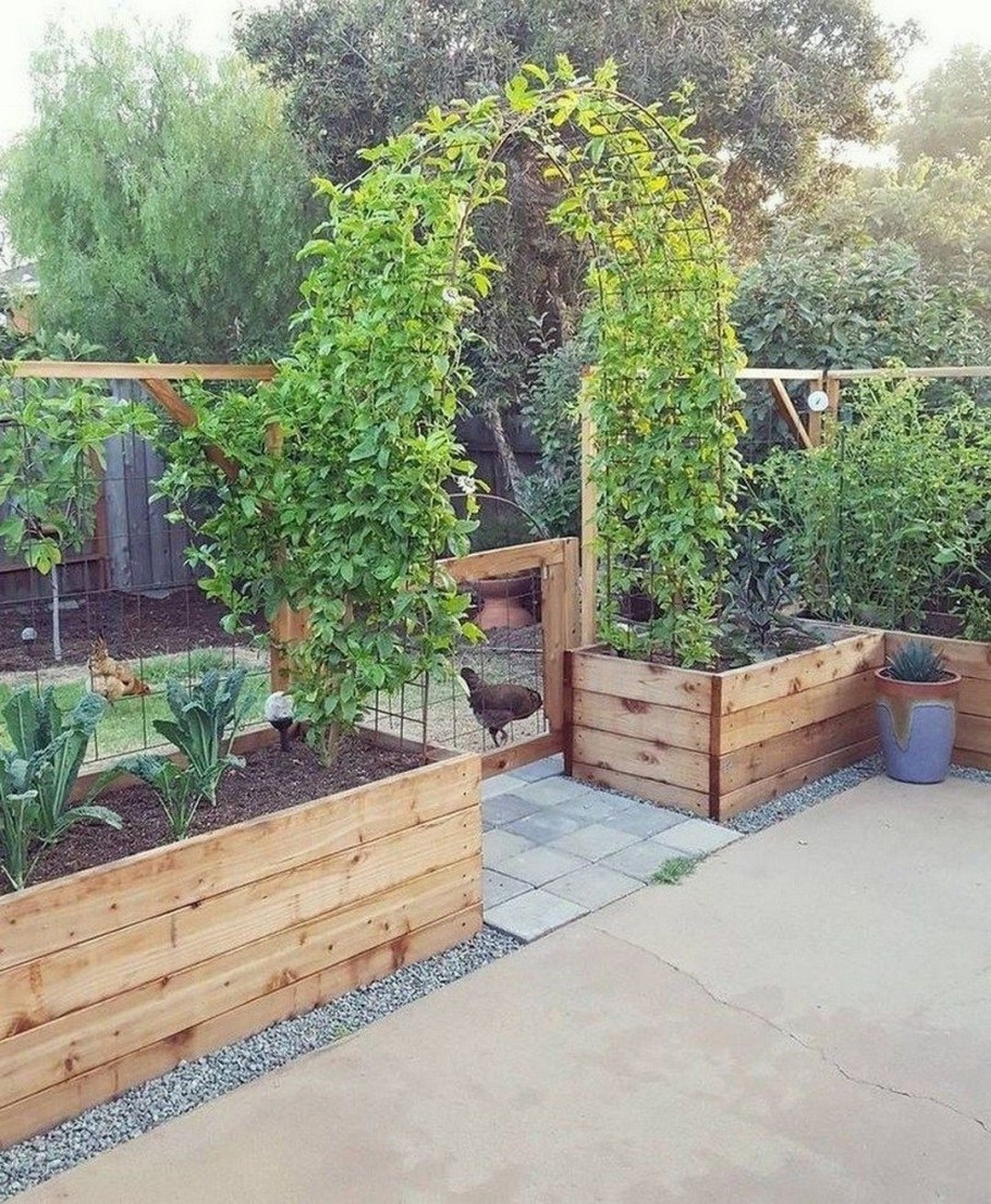 Ограждение огорода от зоны отдыха