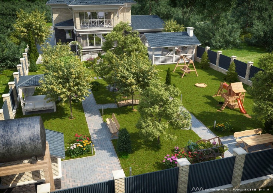 Зонирование приусадебного участка