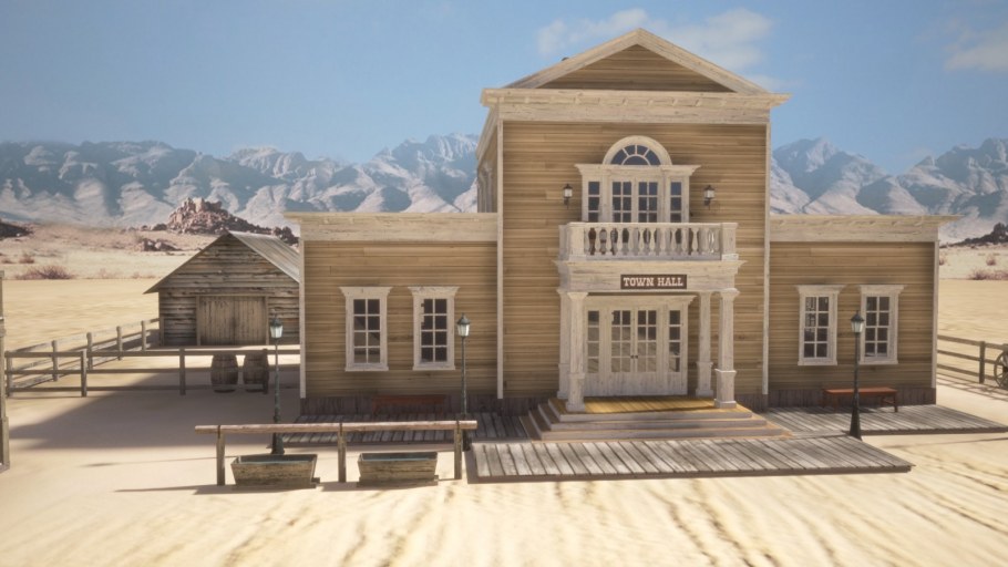 Дикий Запад дом шерифа