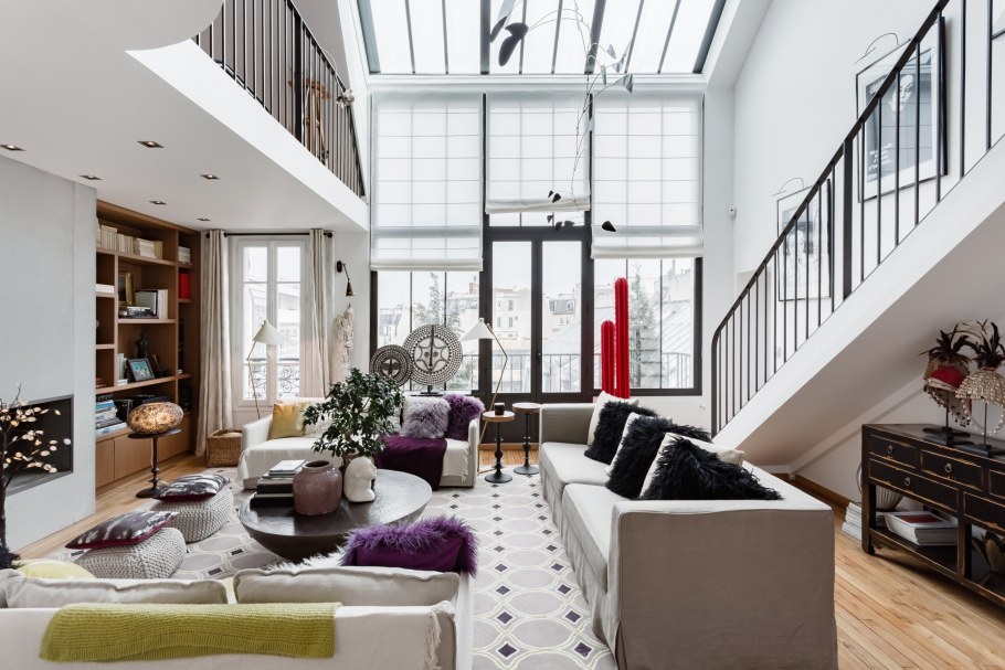 Квартира в Париже лофт