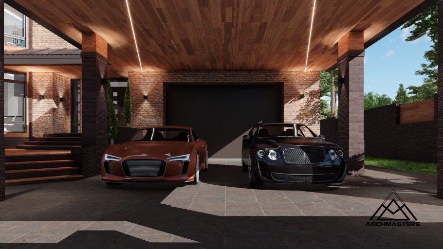 Интерьер гаража