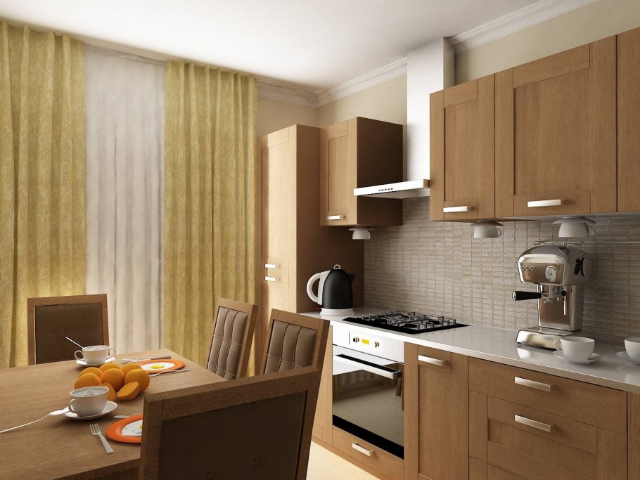 Кухня обычная в квартире