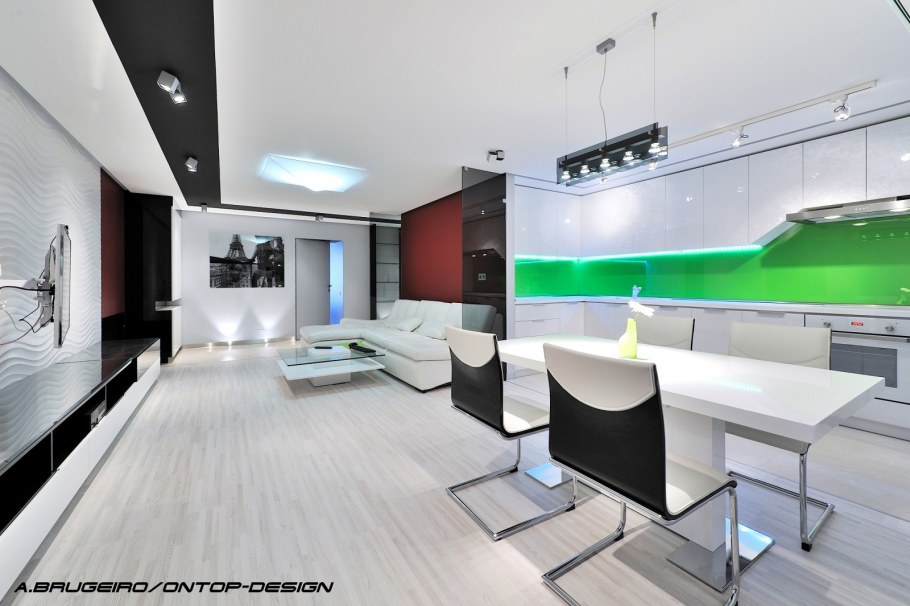 Хай тек интерьер