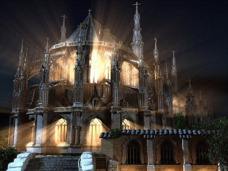 Дворцы в стиле фэнтези