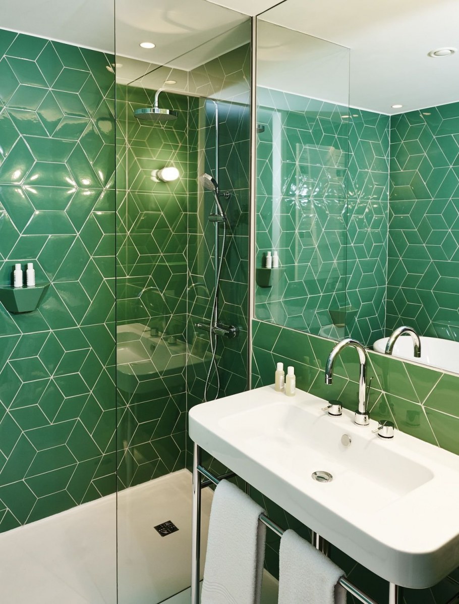 Плитка для ванной комнаты бирюзовая