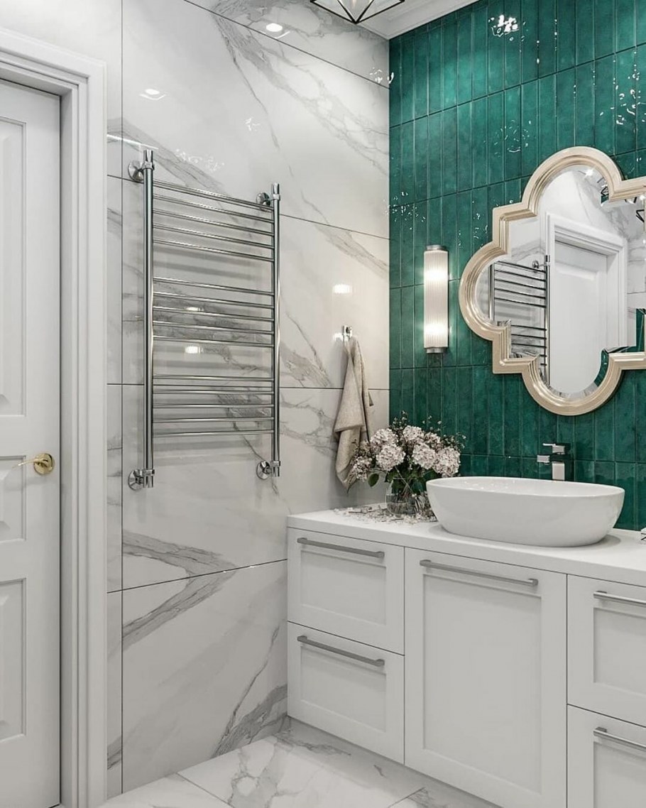 Плитка цвета морской волны