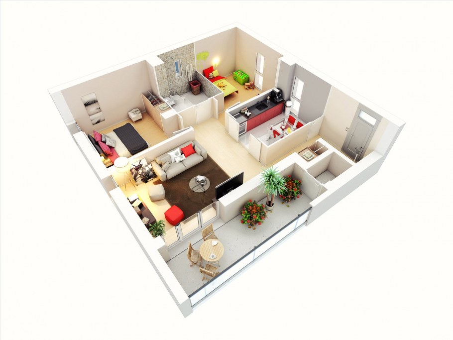 Floorplan 3d проекты