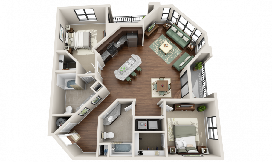 Красивые планировки квартир