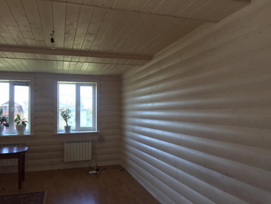 Комната обшитая блок хаусом