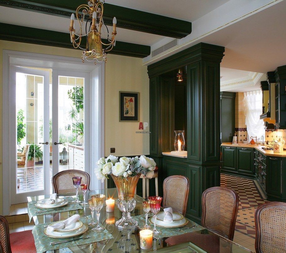 Гостиная в дачном стиле