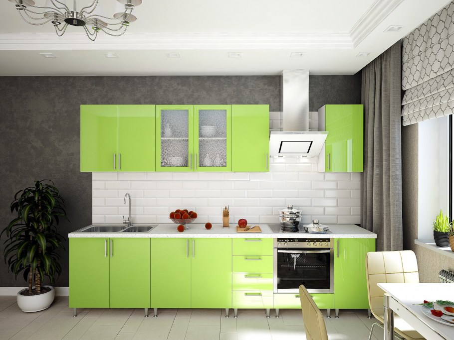 Кухня Модена дуб ваниль