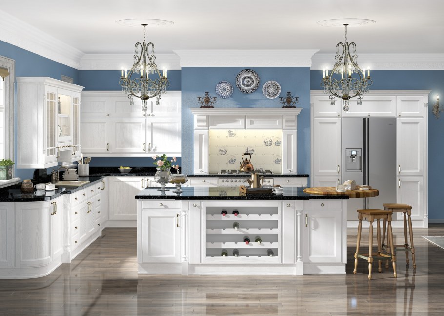 Кухня Лиза 1 МДФ 2.0М Сандал/белый