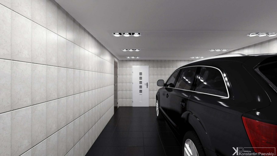 Гараж Минимализм интерьер