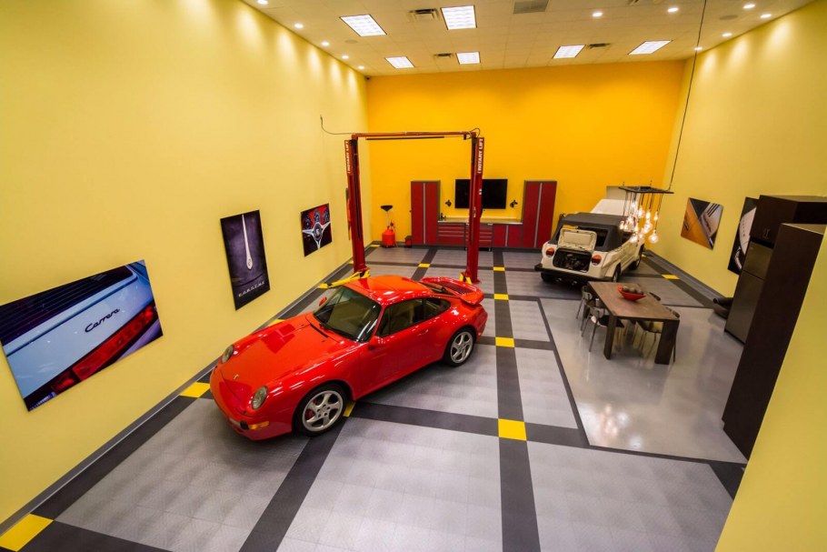 Необычные интерьеры автосервисов