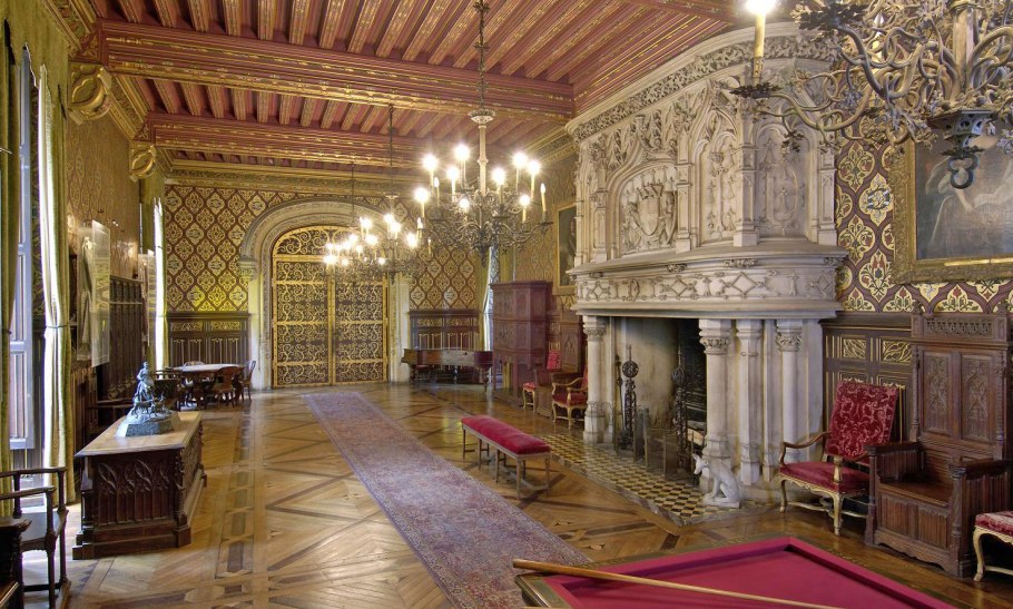 Шато Тьерри замок внутри