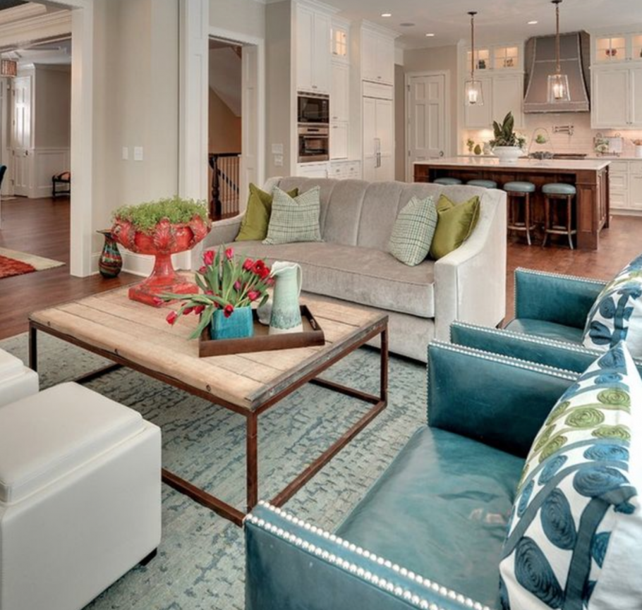 Кухня гостиная в доме