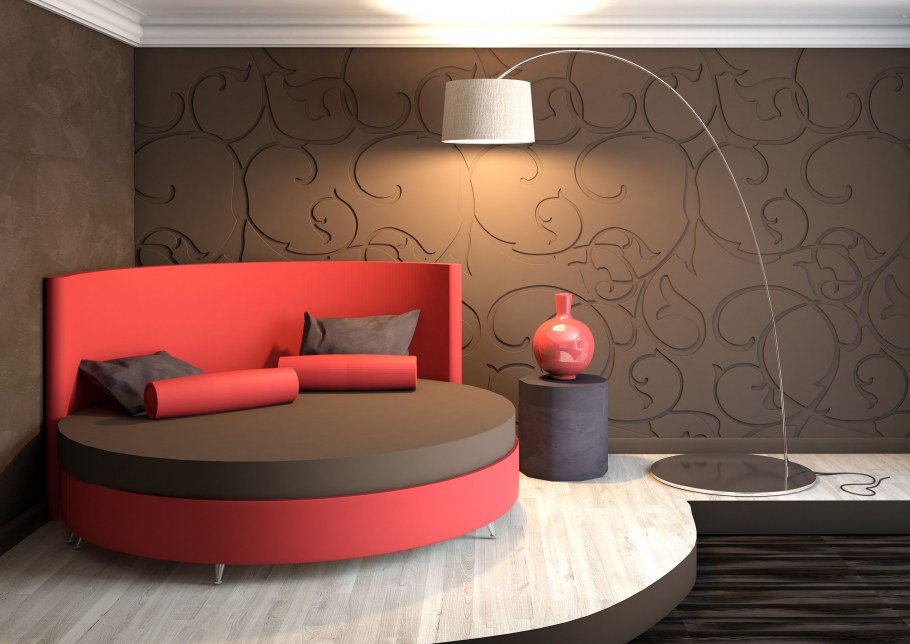 Круглая кровать-диван d200