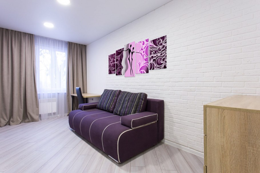 Сиреневый цвет в интерьере