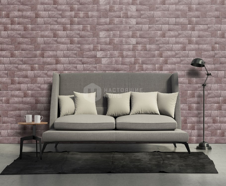 3d панели Cork Bricks Brown Muratto