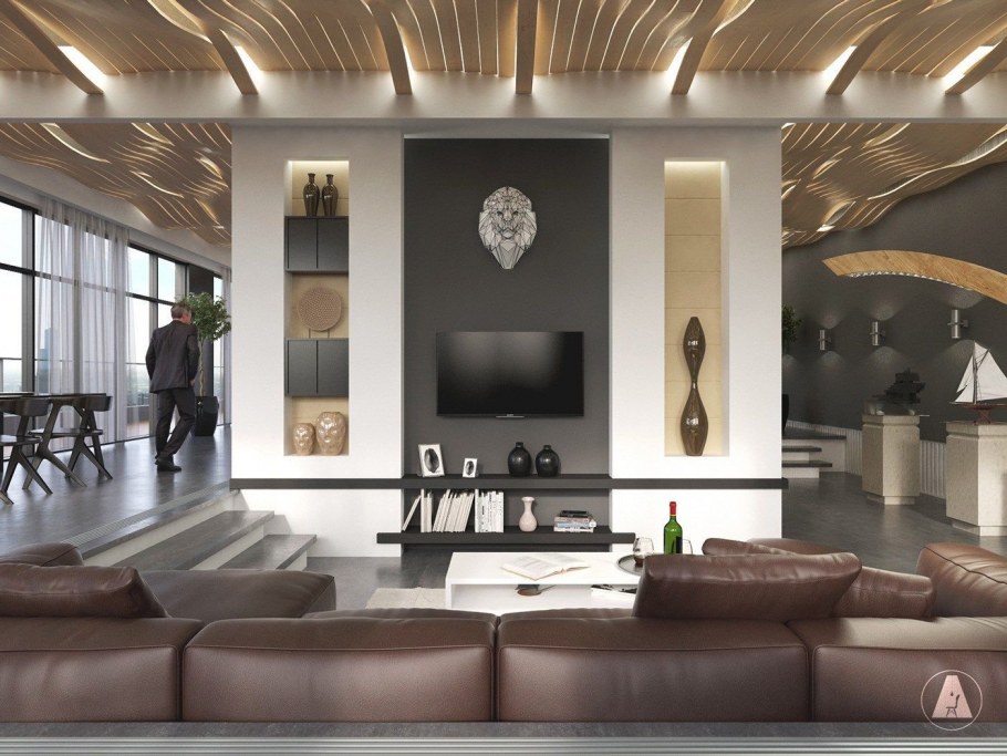 Стиль арт деко в гостиной