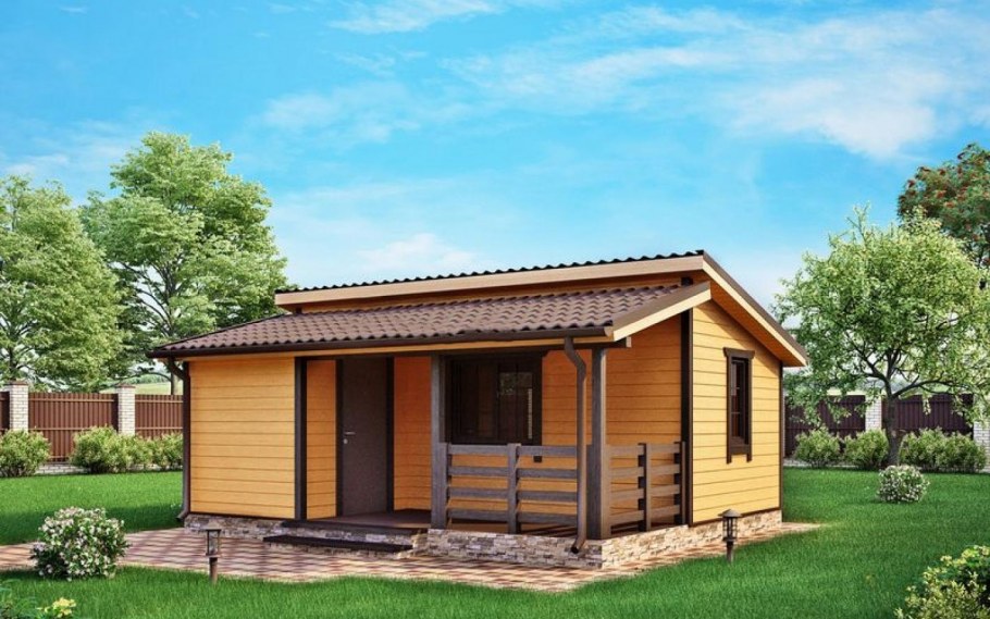 Планировка дачного домика 6х2.5