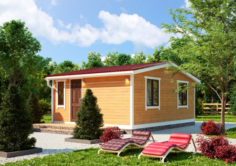 Дачный домик 6х5 одноэтажный