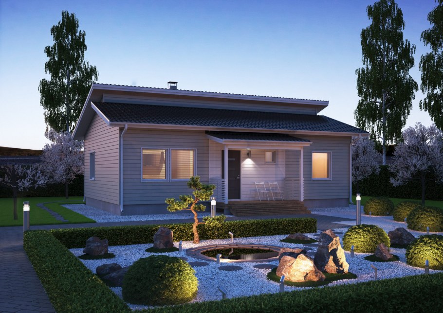 Дачный дом 6х5 планировка