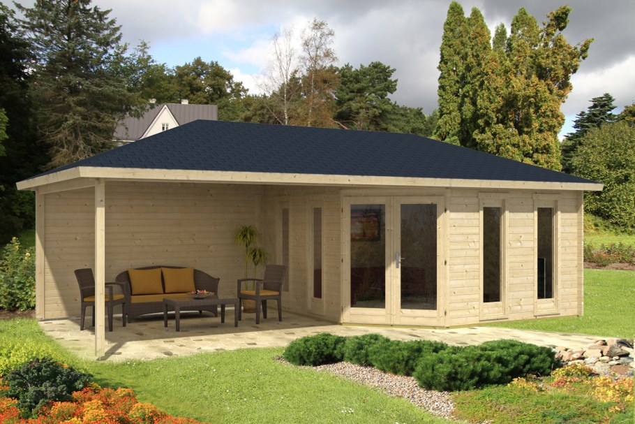 Одноэтажный дачный домик