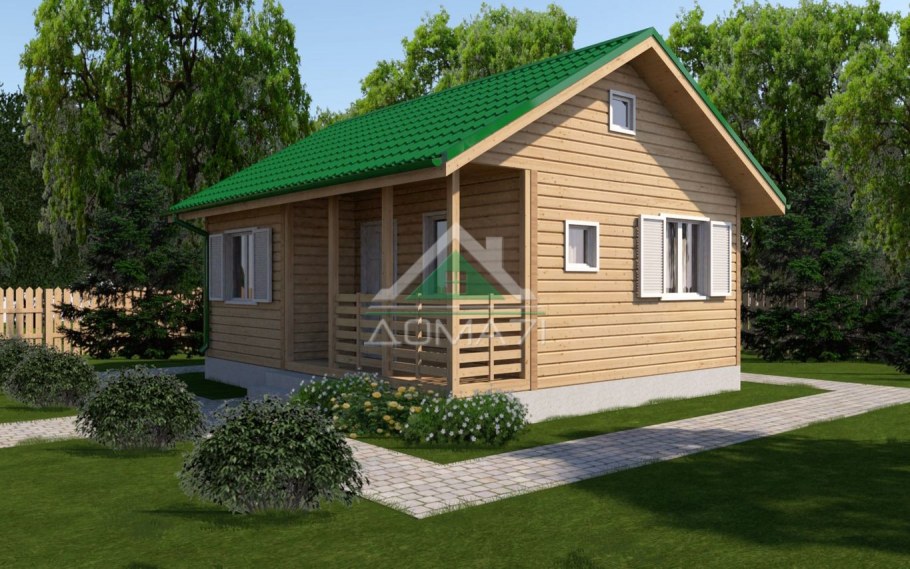 Дом из бруса 6 на 4