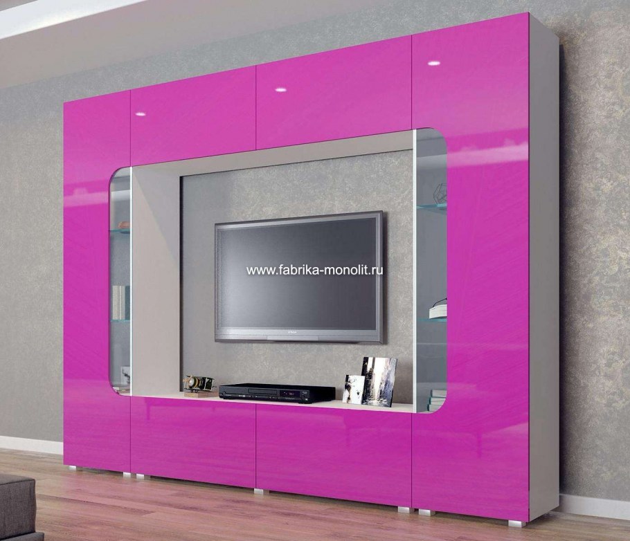 Стенка Виго 2 Модерн глянцевая МДФ