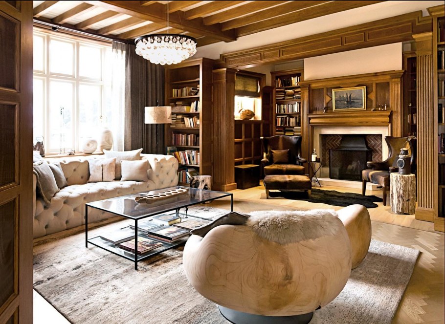 Гостиная дерево