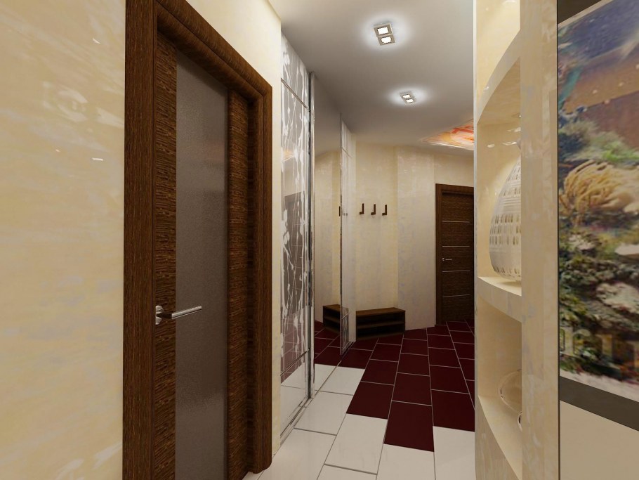 Плитка в узкую прихожую