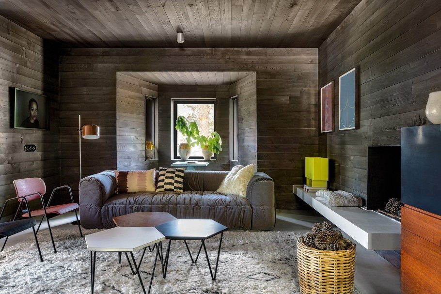 Спальня на даче в скандинавском стиле