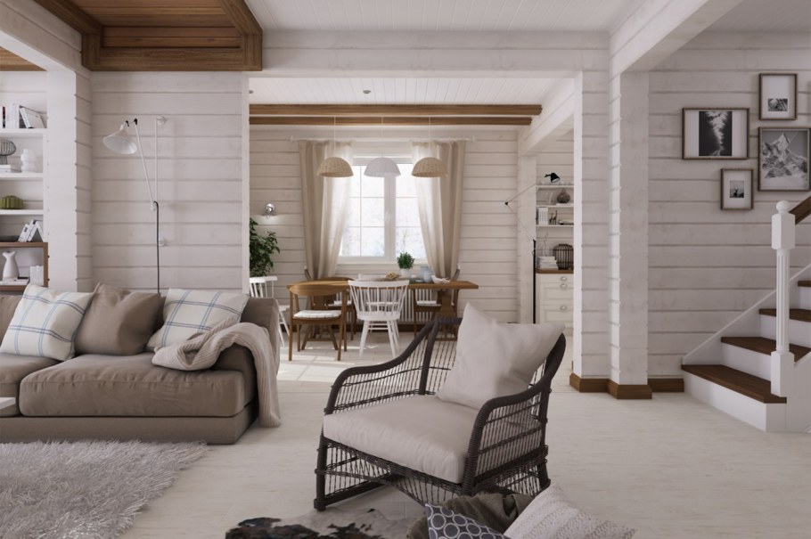 Облака в скандинавском стиле