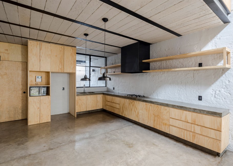 Фанера в интерьере