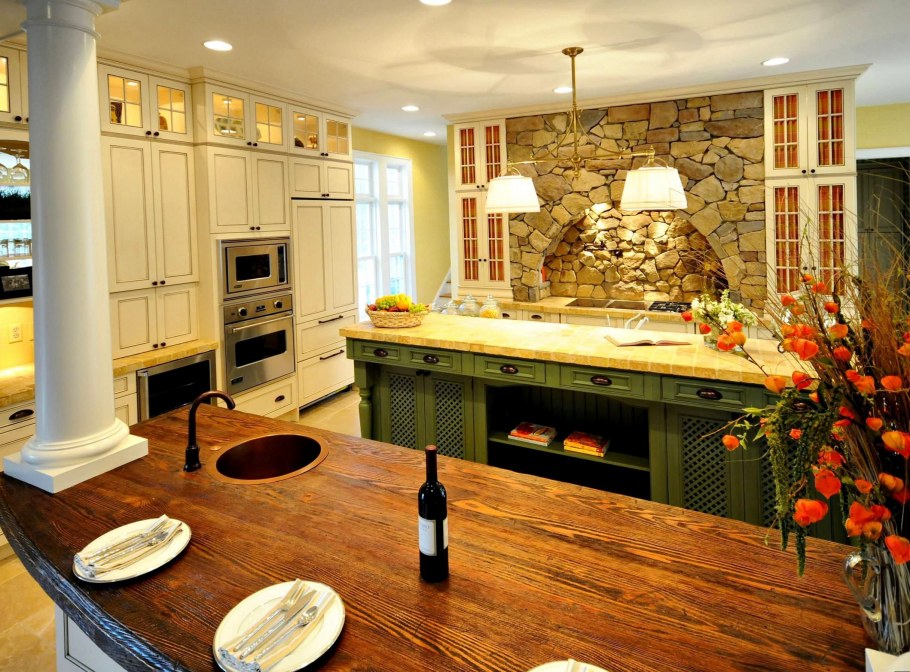 Декоративная отделка кухни