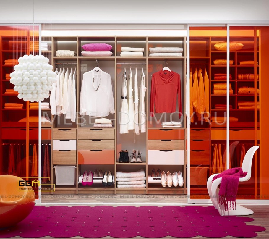 Красивая гардеробная